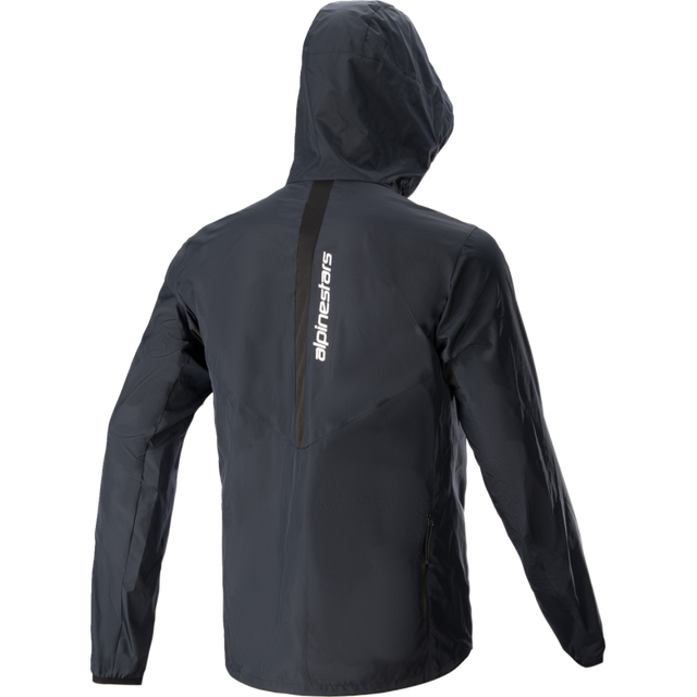 ALPINESTARS STEPPE PACKABLE WINDSHELL JACKET - XL - BLACK 1221223-10-XL