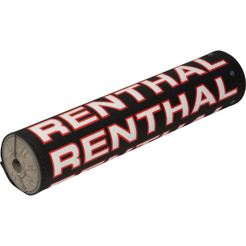 RENTHAL RENTHAL VINTAGE CLOTH SX BAR PAD BK/RD/WH GREY FOAM 10" P358 P358