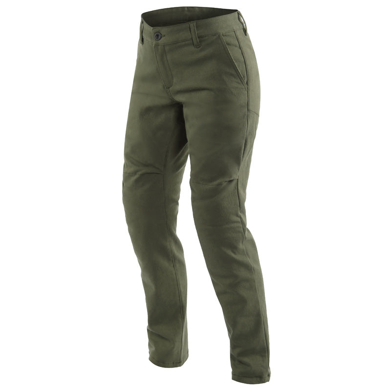 DAINESE CHINOS LADY TEX PANTS - OLIVE (29) 2755145-118-29