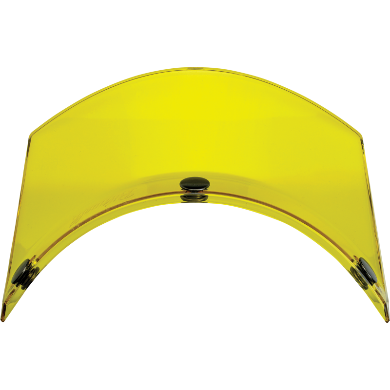 BILTWELL VISOR MOTO 3SNAP YLW 2002-103
