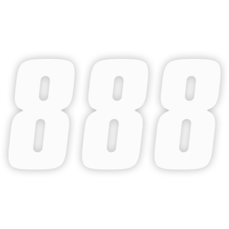 FACTORY EFFEX FACTORY 4" NUMBER WHITE #8 08-90018