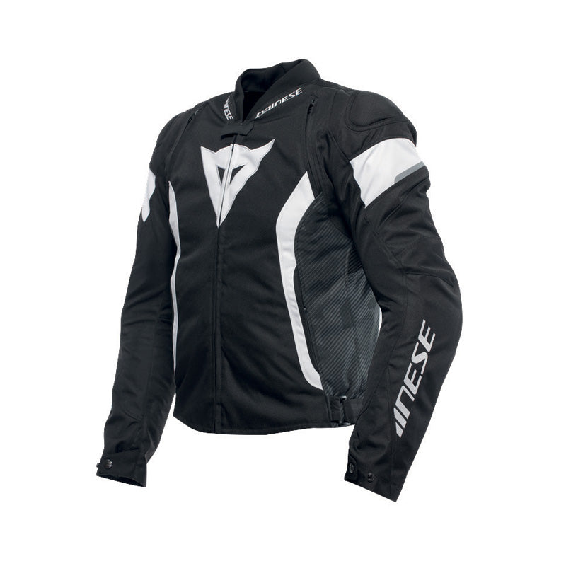 DAINESE AVRO 5 TEX JACKET BLACK/WHITE/BLACK 50 17300006-O45-50