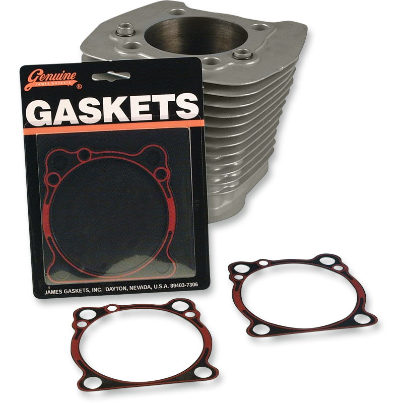 JAMES GASKET 86-12 XL BASE GASK METAL/BEAD .020 2PACK JGI-16774-96