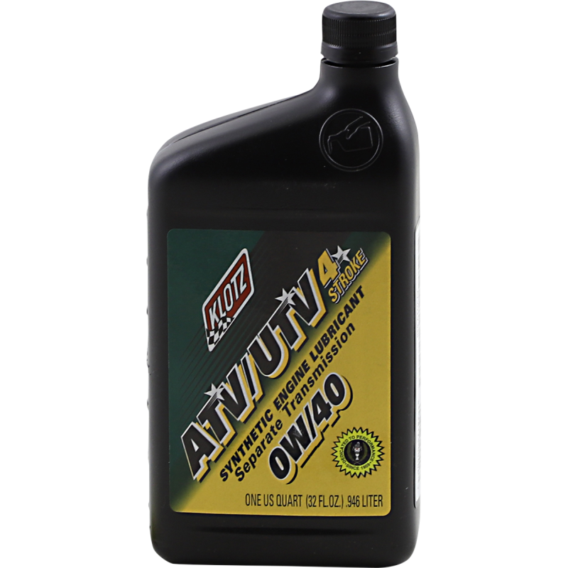 KLOTZ OIL ATV/UTV SYN 0W40 .946 L ATVUTV-040