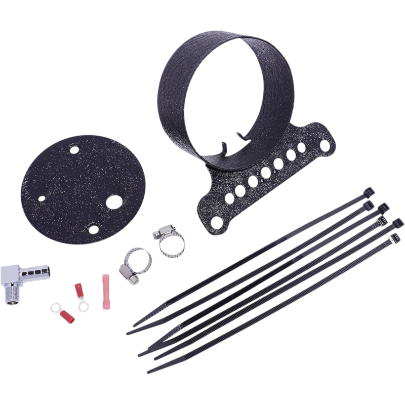 DRAG SPECIALTIES MOUNT GAGE WRNKL B SINGLE T21-6927WB