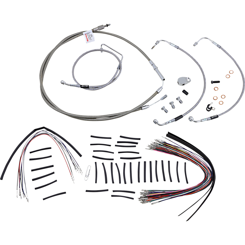 BURLY BRAND 08-13 FLH 15" CABLE CONTROL KIT S/S B30-1105