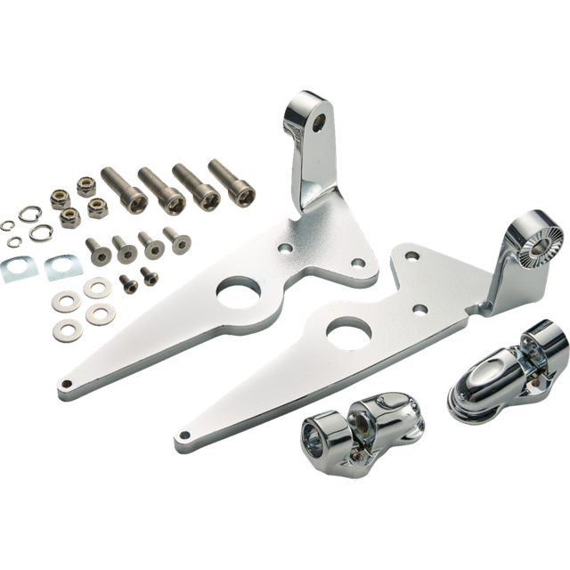 CIRO LLC HIGHWAY PEG MOUNTS - DRIVER - CHROME - INDIAN 66200