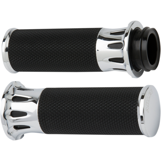 ARLEN NESS GRIPS DC H-D FBW LONG CHR 07-318
