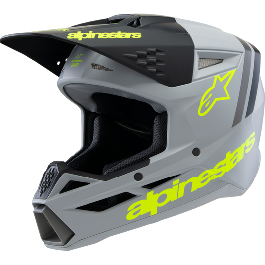 ALPINESTARS HELMET SM3 YTH RADIUM G/B/Y S  ECE06 8301925-9510-YS