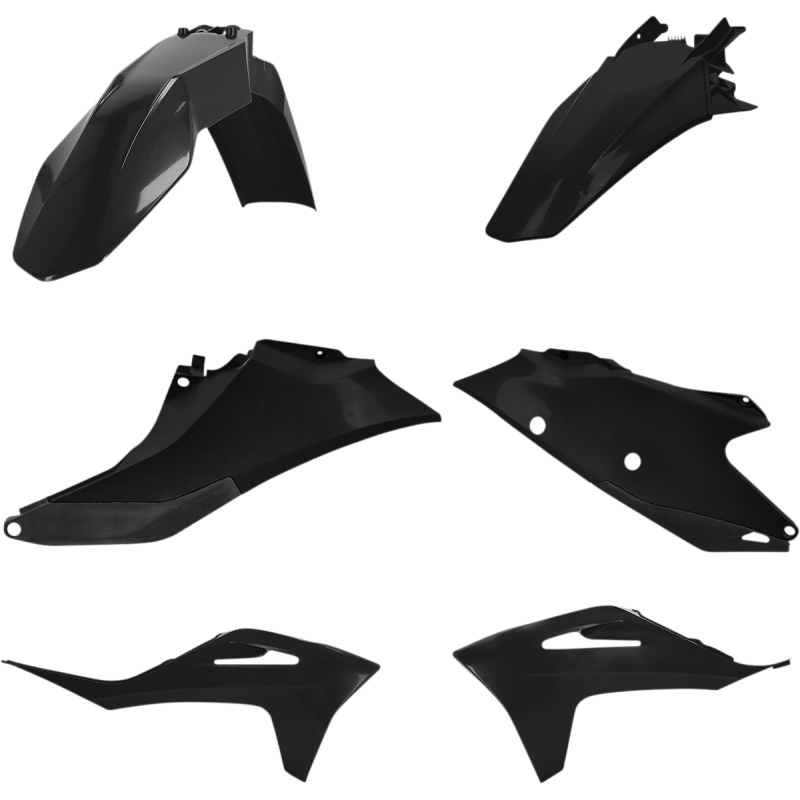 ACERBIS PLASTIC KIT-GASGAS MC125/250F/450F, EX300/250F-450F BLACK 2872780001