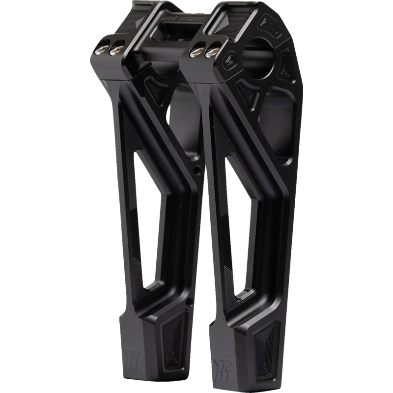 KODLIN FASTBACK RISERS UNIVERSAL 8" BLACK K55128