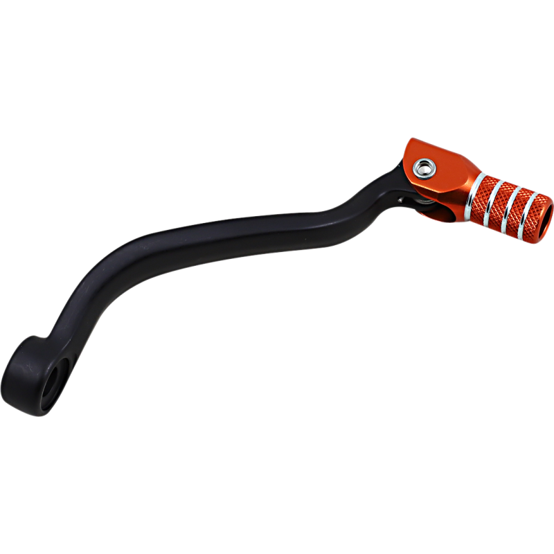 SCAR SHIFT LEVER KTM 4STR 00-15 BLACK W/ORANGE TIP TMV 172673BO