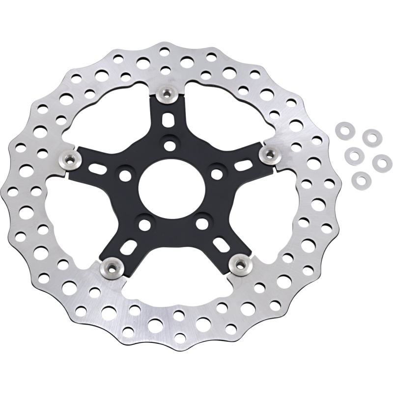 ARLEN NESS 11.5 INCH JAGGED ROTOR REAR DYNA SOFTAIL 02-786