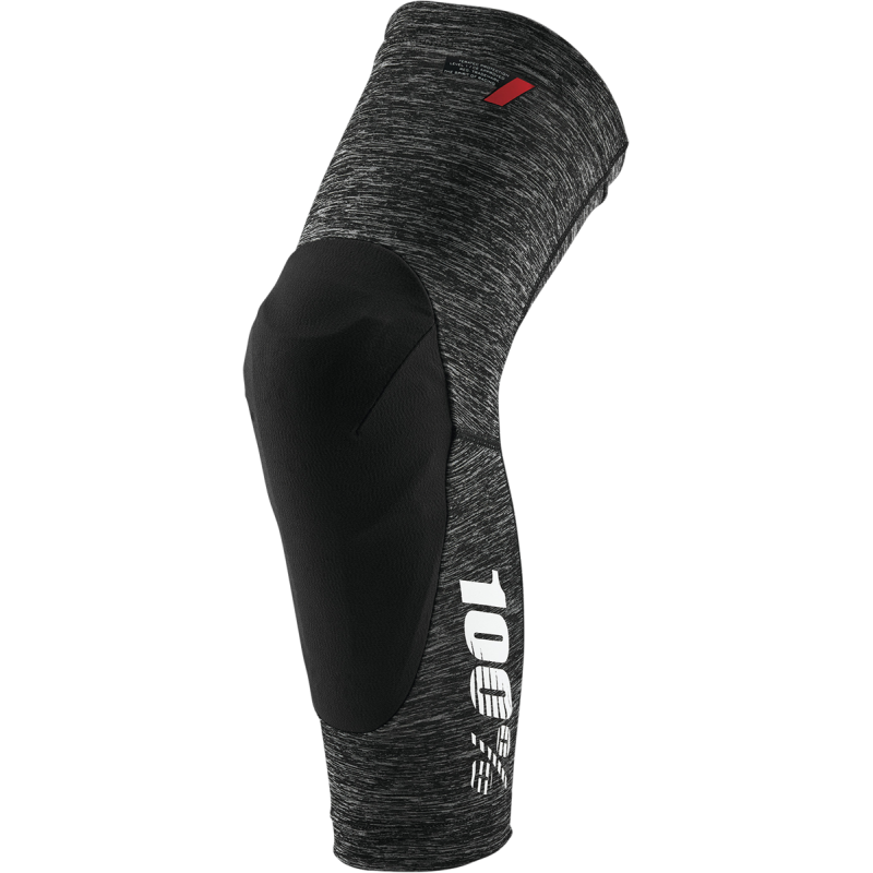 100% TERATEC KNEE GUARDS GREY HEATHER/BLACK SM 70003-00005