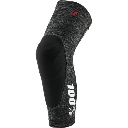 100% TERATEC KNEE GUARDS GREY HEATHER/BLACK LG 70003-00007