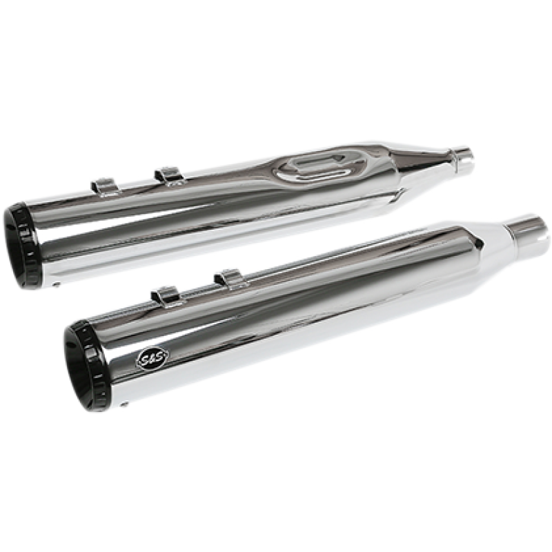 S&S CYCLE MUFFLERS CHR 4.5"GNX M8FL 550-0991