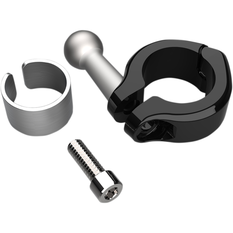 CIRO LLC ALUMINUM CLAMP MOUNT 7/8-1", BLACK 50129