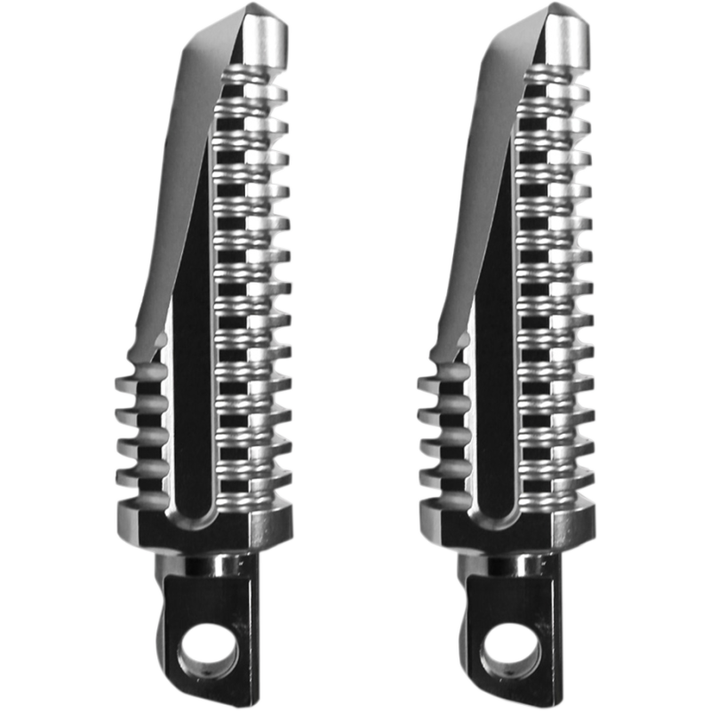 BURLY BRAND HAVOC FOOTPEGS - CLEAR ANODIZED B13-1003S