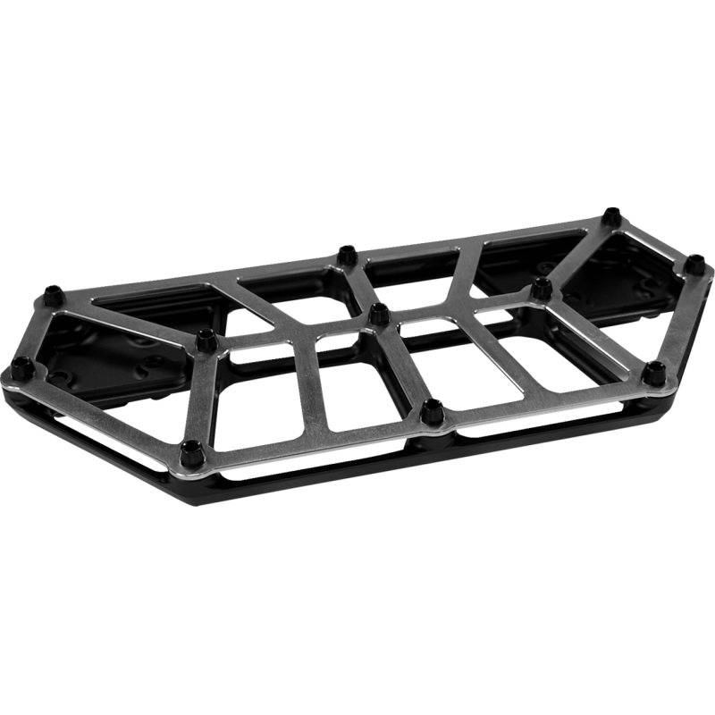 KODLIN NXL DRIVER FLOORBOARDS W/STAINLESS TOP BLACK K73253
