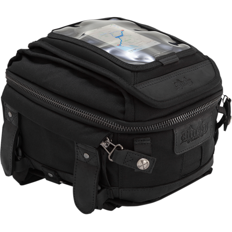BURLY BRAND TANK TAIL BAG BLK CORDURA B15-1010B