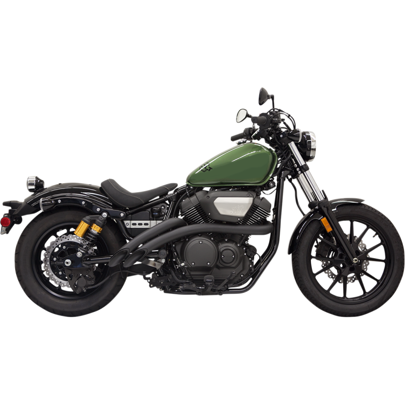 BASSANI XHAUST 14-20 BOLT 950 STREET SWEEPER 2:2 FS BLK 3B1F2B