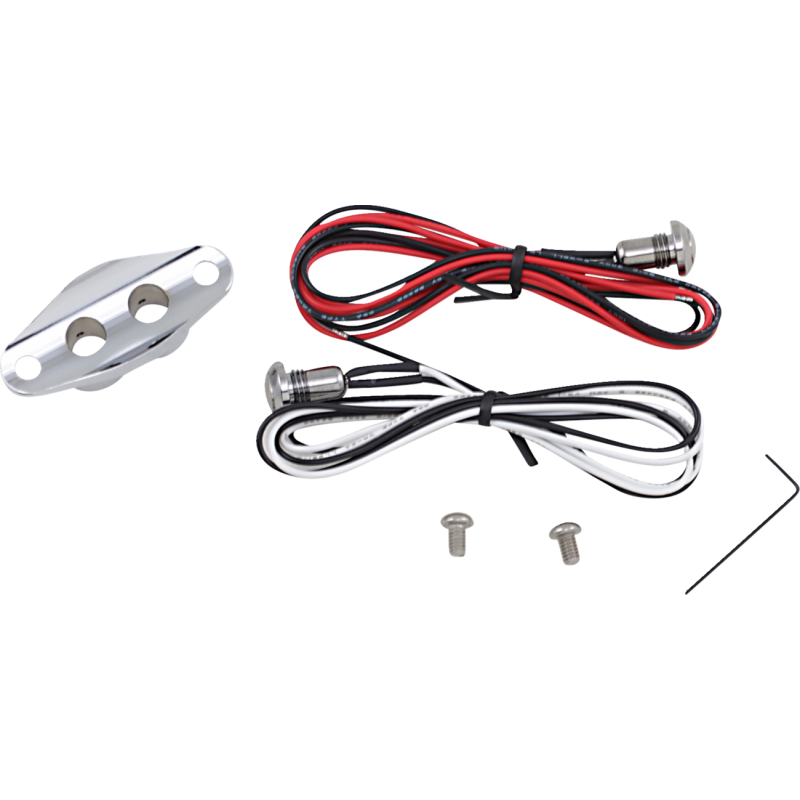 DRAG SPECIALTIES DUET H/BAR SWITCH KIT CHR 0616-0204