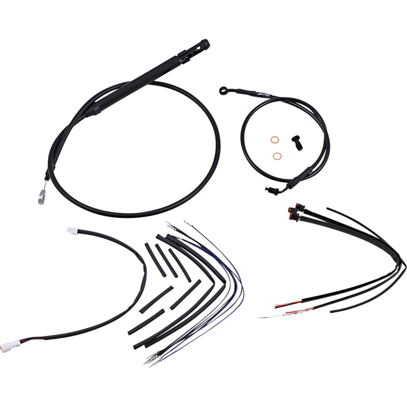BURLY BRAND CONTROL KIT - 16" APE HANGER HANDLEBARS B30-1256