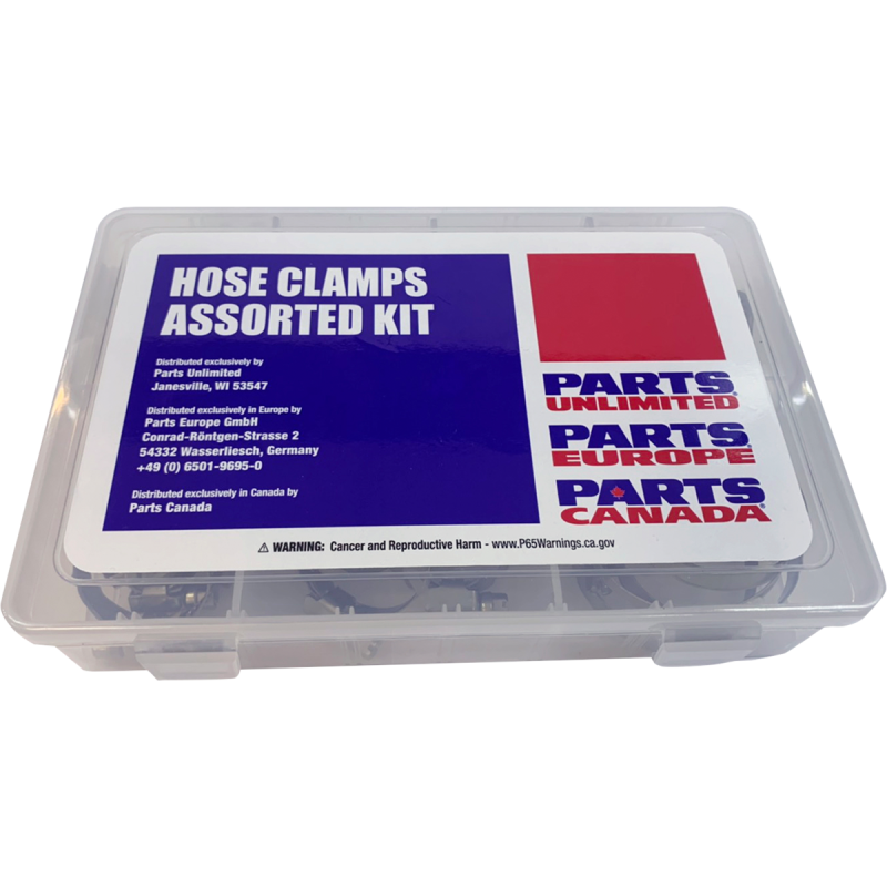 PARTS UNLIMITED HOSE CLAMP ASST KIT 60PCS T03-6242K