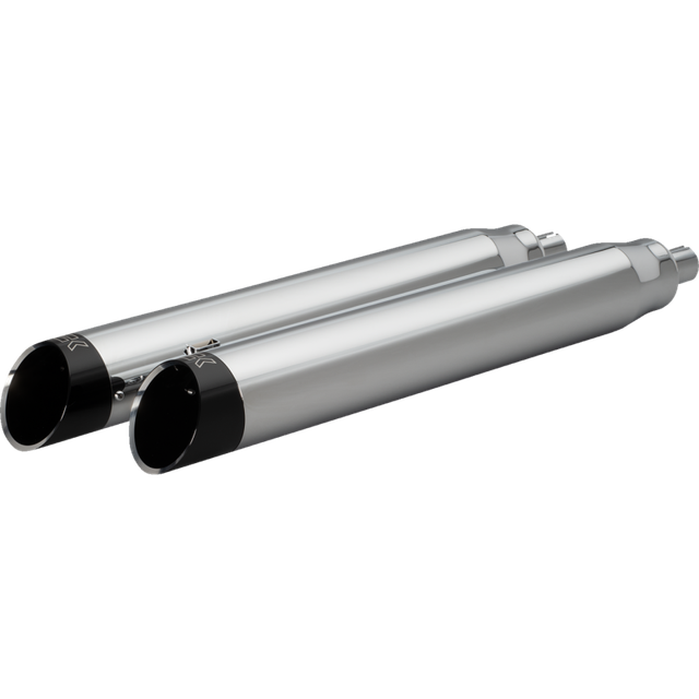 KHROME WERKS 4-1/2" WAR HAMMER MUFFLERS CHROME 202230