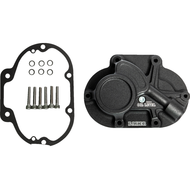 BAKER DRIVETRAIN COVER TRANS CABLE TYPE 07-UP BT WRINKLE BLACK BD-10603-A