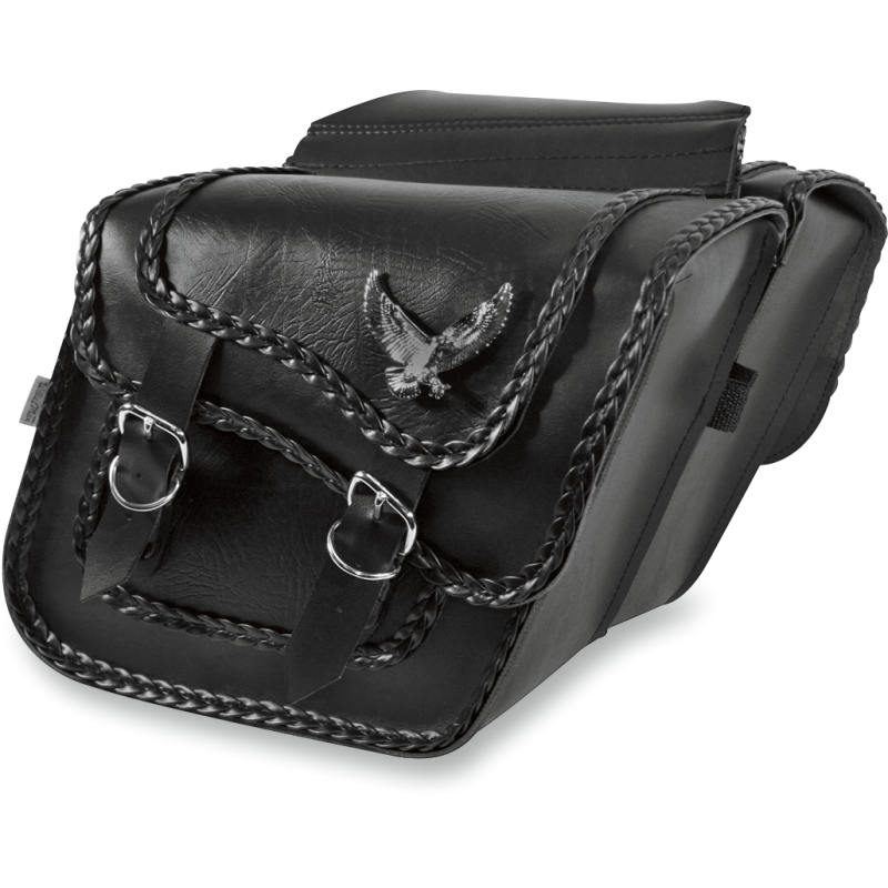 WILLIE & MAX LUGGAGE SADDLEBAG BLACK MAGIC 58708-20