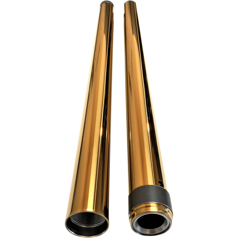 PRO-ONE PERF.MFG. 41MM FORK TUBES, GOLD TIN, 20-1/4" STOCK FLHT 97-13 105410G