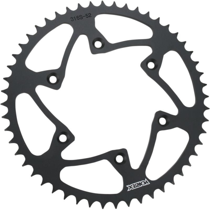 VORTEX SPROCKET VORTEX STEEL BLK 52T 316S-52