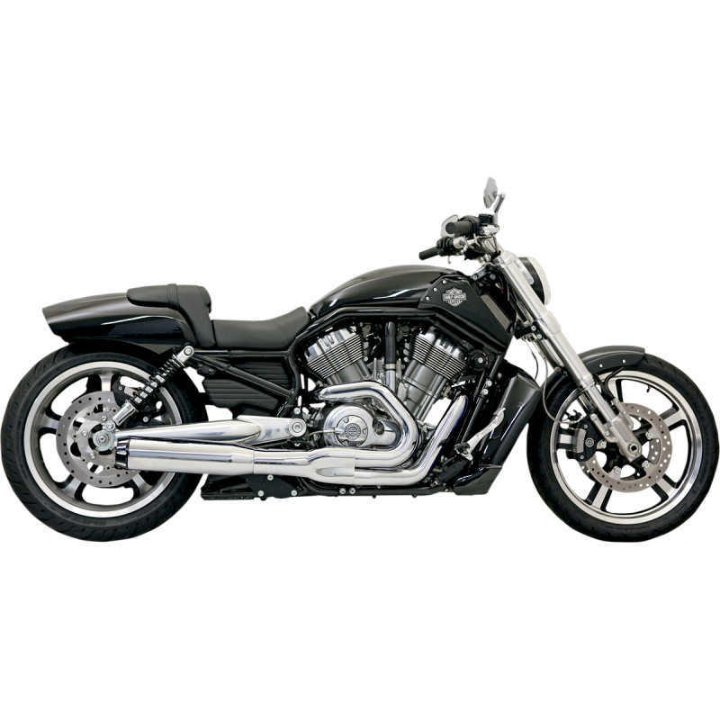 BASSANI XHAUST 07-17 VRSCAW,DX,X B1 POWER 2:1 FS CHROME 1V38R
