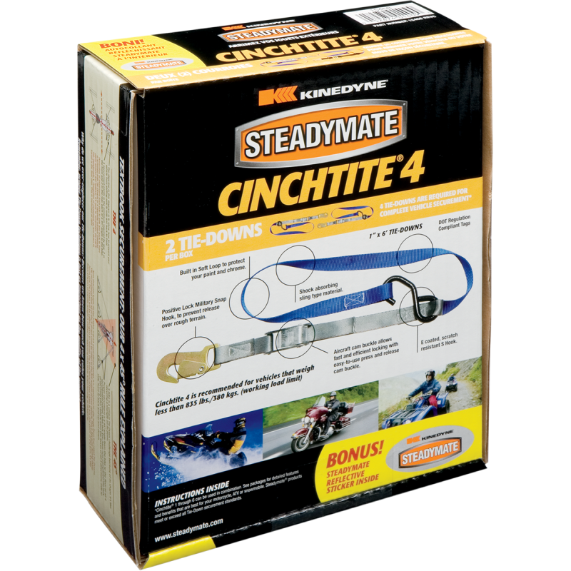STEADYMATE STEADYMATE CINCHTITE 4 835 LBS 2 PACK 15468