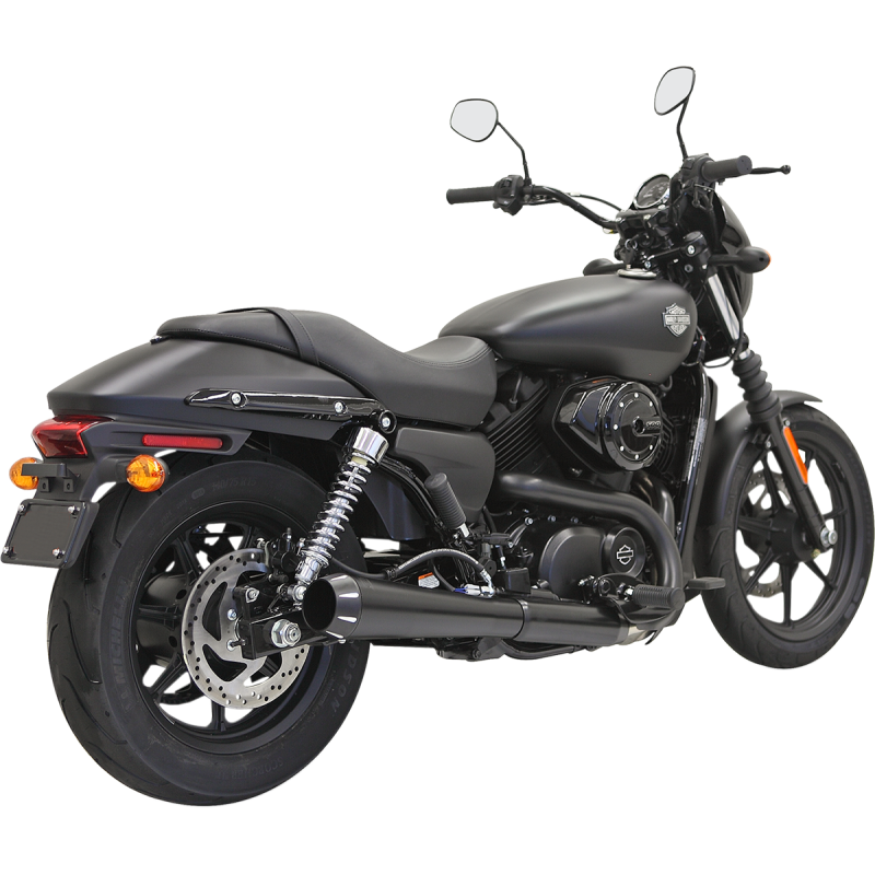 BASSANI XHAUST 15-20 STREET 500/750 MEGAPHONE SO BLACKE*1 1527RB