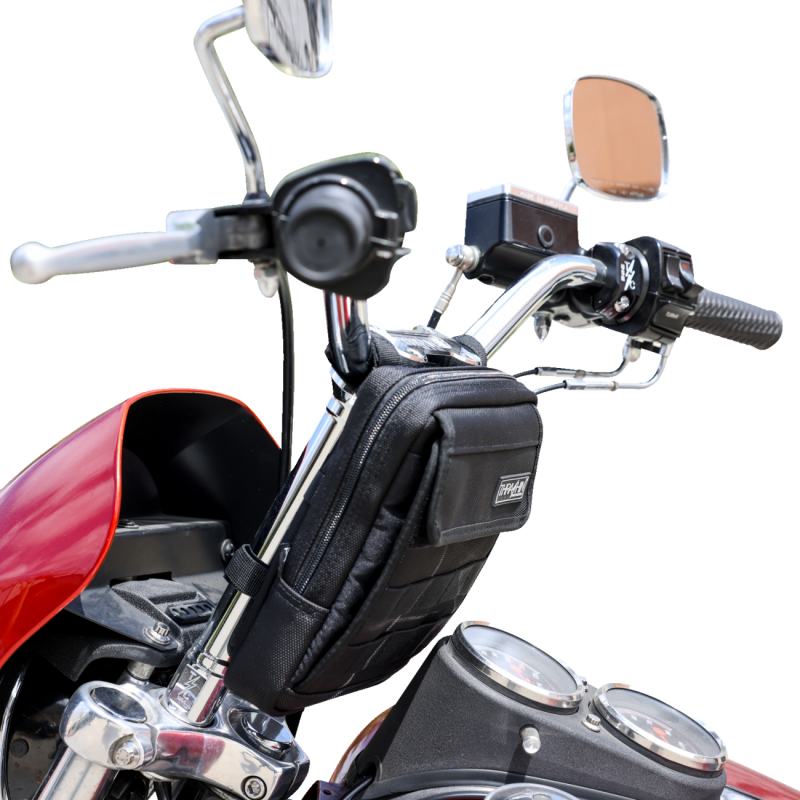 THRASHIN SUPPLY CO. BAG HANDLEBAR SLIM BLACK THB-0020