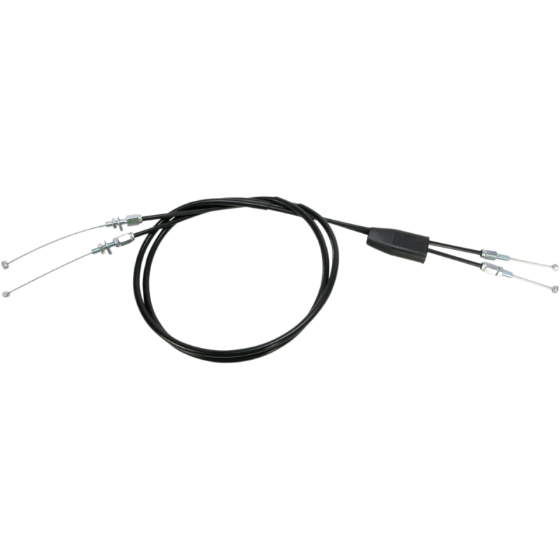 MOTION PRO THROTTLE CABLE PUSH-PULL BLACK VINYL SET 02-0584