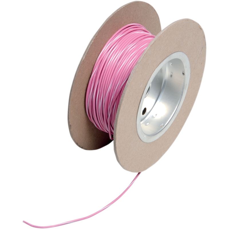 NAMZ WIRE 18G 100' PINK/WHT NWR-109-100