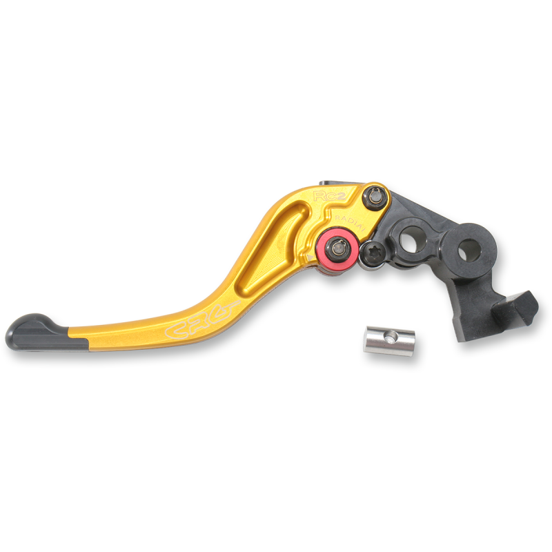 CRG BRAKE LEVER RC2 SHORT GOLD 2RN-512-H-G