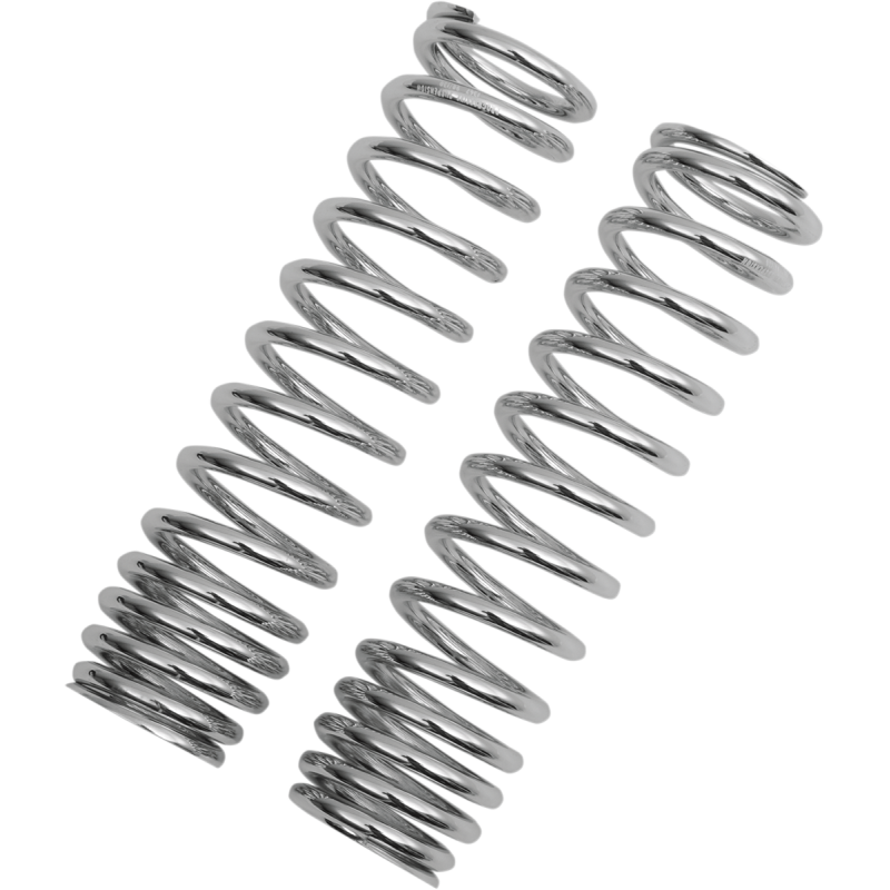 PROGRESSIVE SUSPENSION SHOCK SPRINGS - 12/412-SERIES - CHROME - 90-130 LB/IN 03-1367C