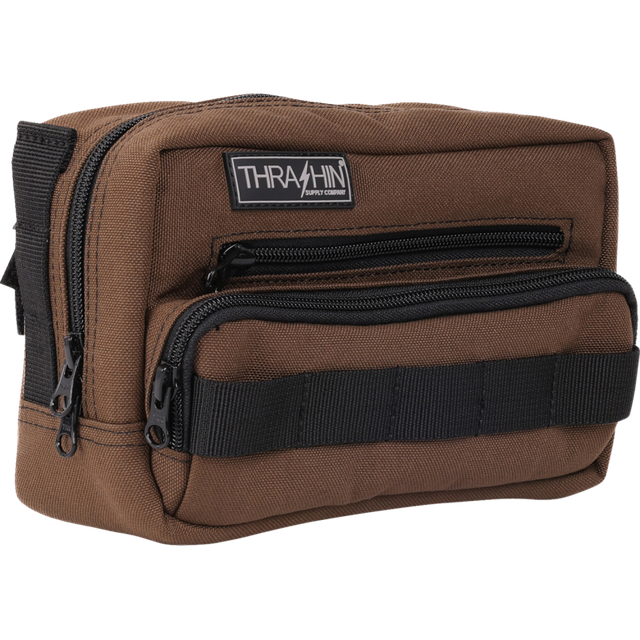THRASHIN SUPPLY CO. BAG HANDLEBAR TSC PLUS BROWN THB-0009