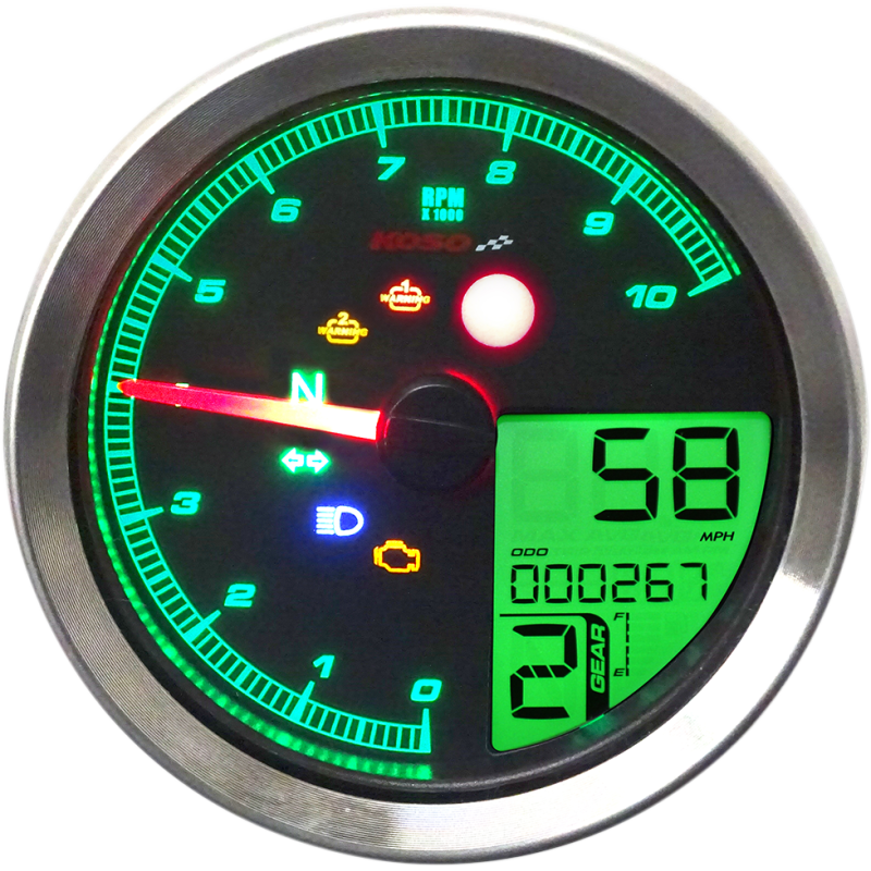KOSO NORTH AMERICA TACH MULTI METR HD-04 BK BA051211