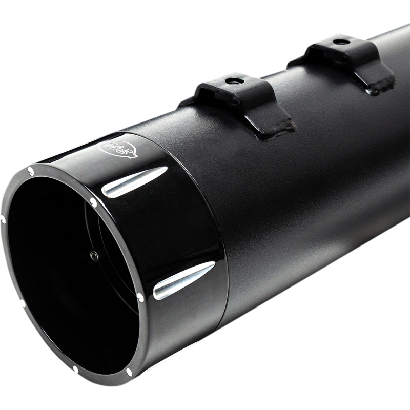 S&S CYCLE 95-16 FLHT MUFFLERS 4.5" BLK/B.TRACR 550-0625