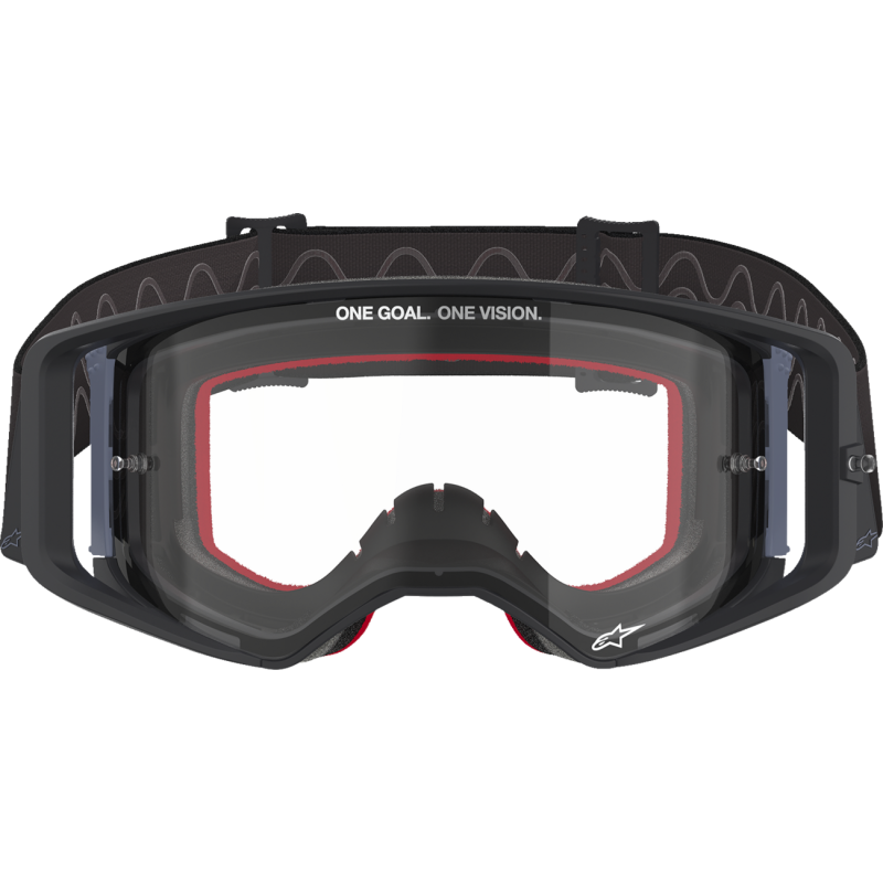 ALPINESTARS GOGGLES GOGGLE SUPERTECH CORP BLK/GRY/CLR 5100125-1507