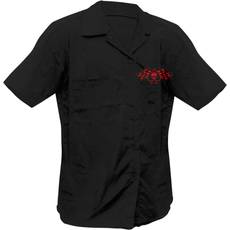 LETHAL THREAT SHIRT SNR SPDSHOP BLK 4X HW50215-4XL