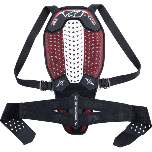 ALPINESTARS (ROAD) BACK PROTECT NUCLEON PLSMA BK/WT/RD XS 6504325-123-XS
