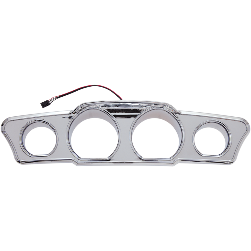 CIRO LLC 14-19 FLHT LED CHR DASH ACCENT 42200