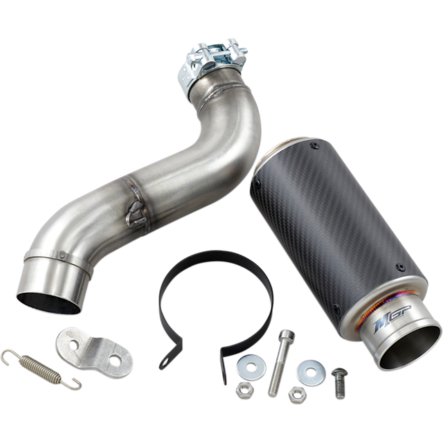 HOT BODIES SLIP-ON MATTE CARBON MGP STINGER HON CBR1000RR 08-16 40801-2405