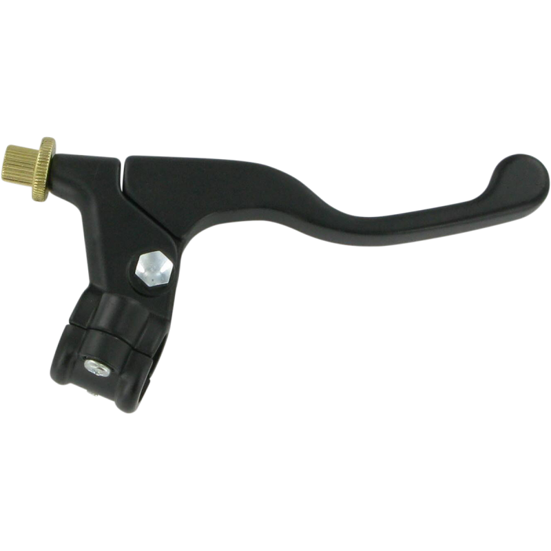 PARTS UNLIMITED SHORTY LEVER KAW/SUZ/YAM-BLACK-RIGHT 43-4104R